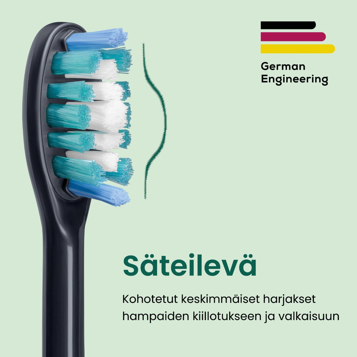 Beurer SC Premium White vaihtoharjat kehitetty hampaiden valkaisuun