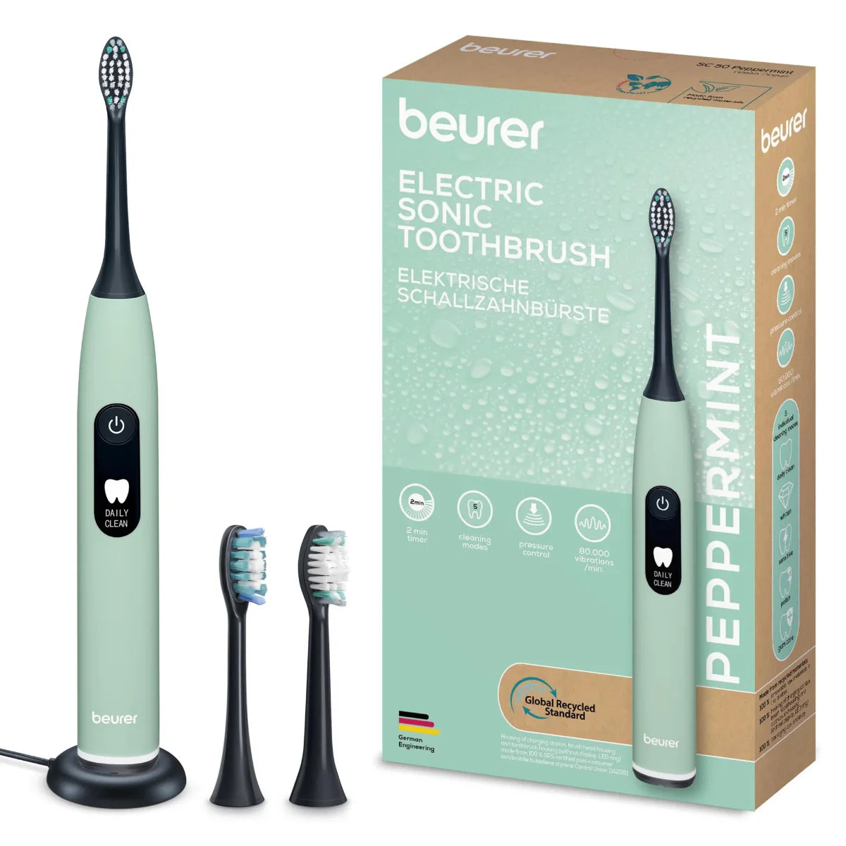 Beurer SC50 Sonic-sähköhammasharja, Peppermint 1 kpl