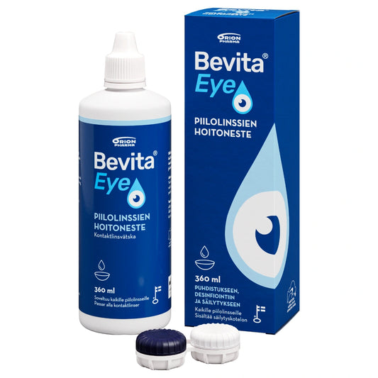 BEVITA EYE Kosteuttava piilolinssien hoitoneste 360 ml