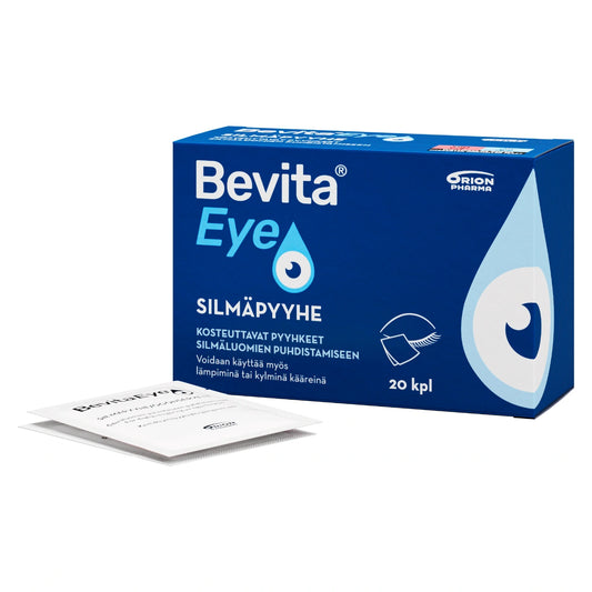 BEVITA Eye Silmäpyyhe 20 kpl
