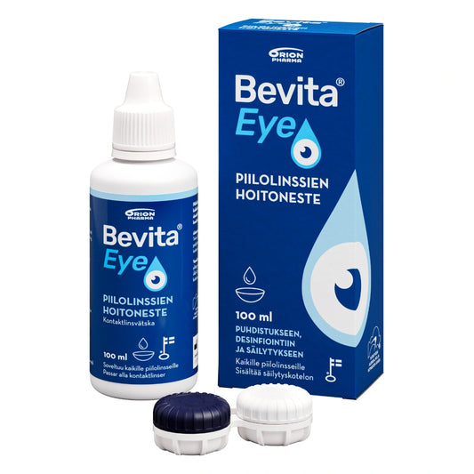 BEVITA EYE piilolinssien hoitoneste 100 ml