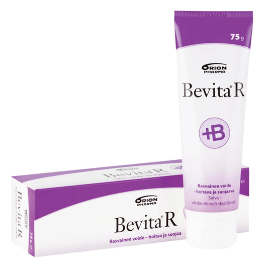 BEVITA R Vitamiinivoide 75 g vedetön, hoitava voide kuivan ihon säännölliseen hoitoon