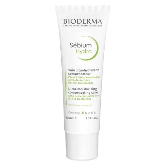 Bioderma Sébium Hydra Ultra Moist Cream 40 ml – Tehokosteuttava hoitovoide kuivalle ja ärtyneelle akneiholle