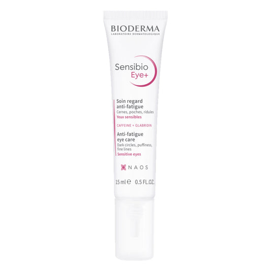 Bioderma Sensibio Eye+ Anti-Fatigue Eye Cream 15 ml – Virkistävä ja rauhoittava silmänympärysvoide herkälle iholle