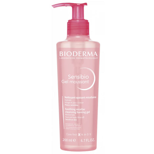 Bioderma Sensibio Soothing Micellar Cleansing Foaming Gel – puhdistusgeeli herkälle iholle