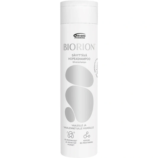 BIORION Hopea shampoo 250 ml neutraloi kellertäviä sävyjä vaaleista hiuksista