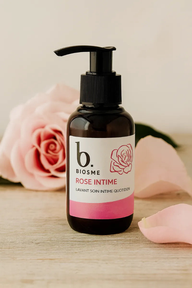 Biosme Rose Intiimipesugeeli 100 ml –Hellävarainen probioottinen intiimipesugeeli matkakoossa