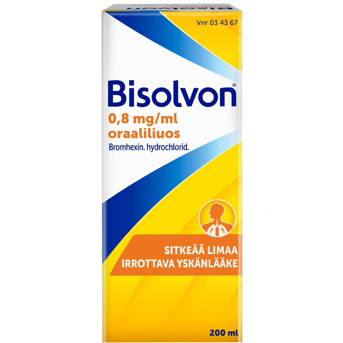 BISOLVON 0,8 mg/ml oraaliliuos 200 ml