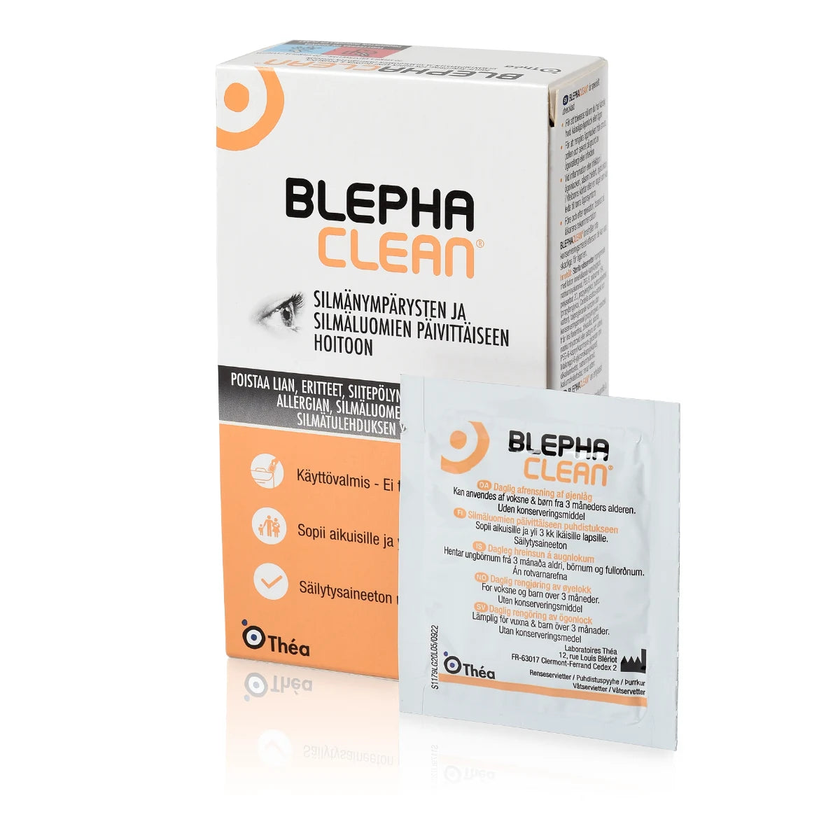 BLEPHACLEAN Puhdistuspyyhe 20 kpl