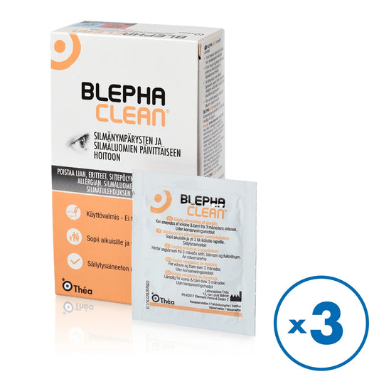 BLEPHACLEAN Puhdistuspyyhe 3x20 kpl