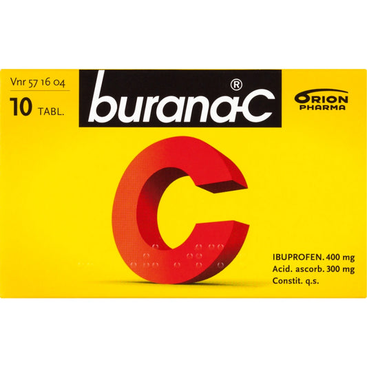 BURANA-C 300 mg/400 mg tabletti, kalvopäällysteinen 10 kpl