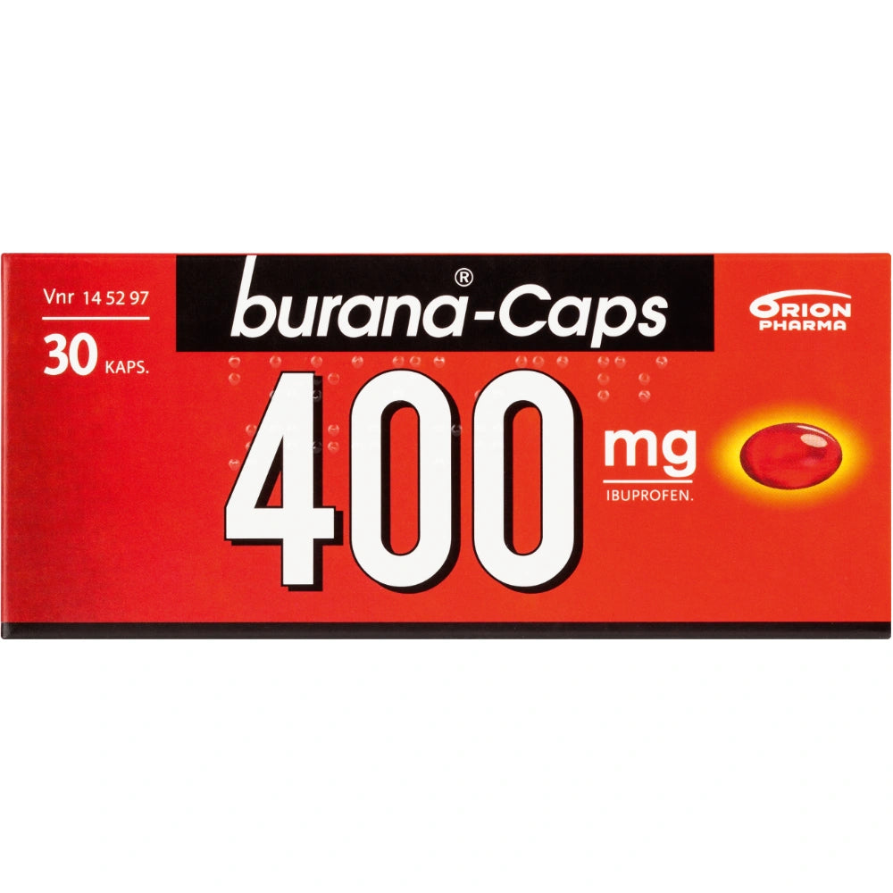 BURANA-CAPS 400 mg kapseli, pehmeä 30 kpl