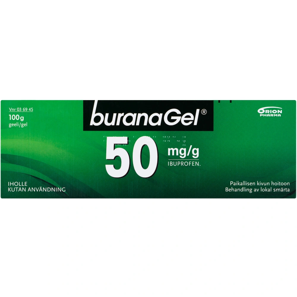 BURANAGEL 50 mg/g geeli 100 g