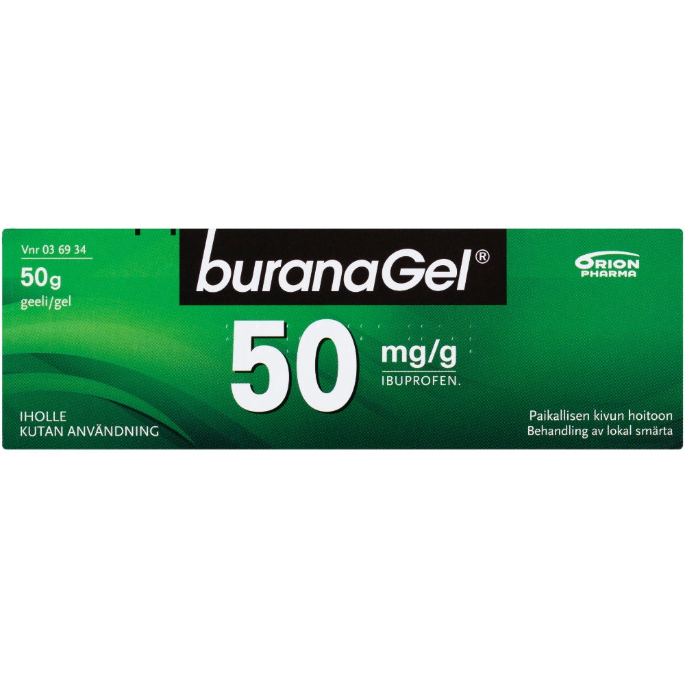 BURANAGEL 50 mg/g geeli 50 g