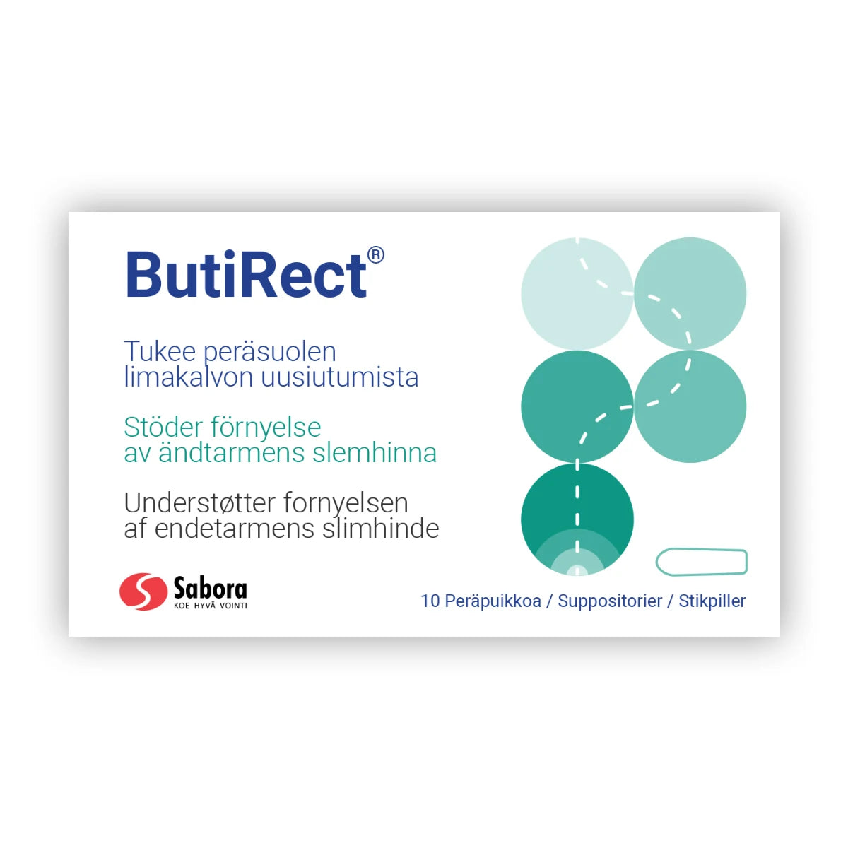 ButiRect® peräpuikko – Nopeaa helpotusta peräsuolen vaivoihin, tukee limakalvon uusiutumista
