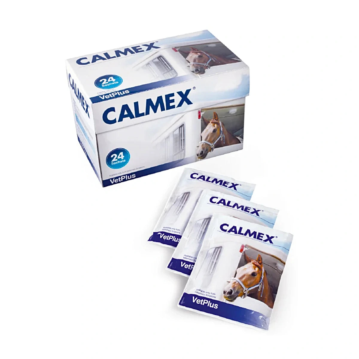 Calmex Equine annosjauhe 24x60 g hevosille rauhallisen käyttäytymisen tueksi