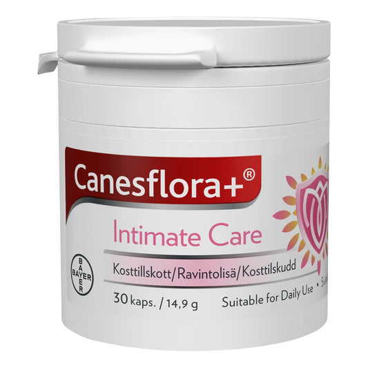 Canesflora+ kapseli 30 kpl naisen intiimialueen hyvinvointia tukeva ravintolisä