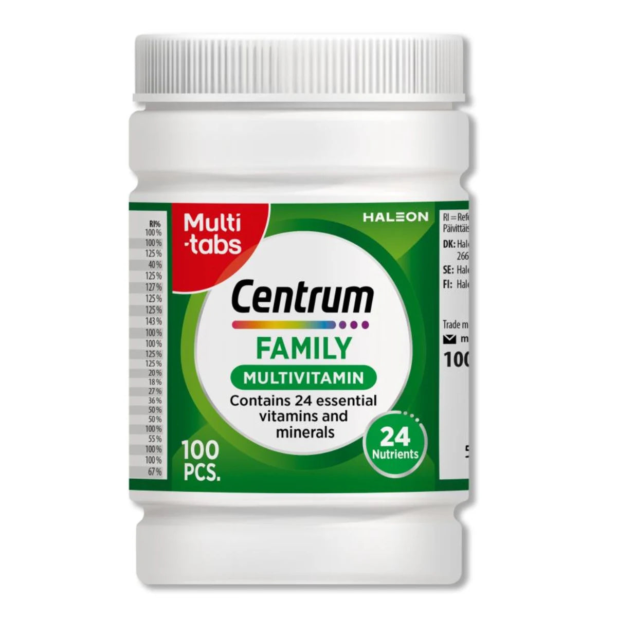 Centrum Family multivitamin 100 tabl