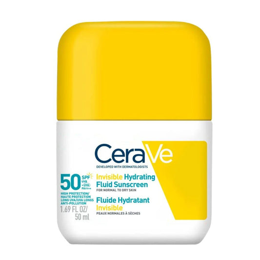 CeraVe Invisible Hydrating Fluid SPF50 50 ml – kosteuttava aurinkosuojavoide kasvoille
