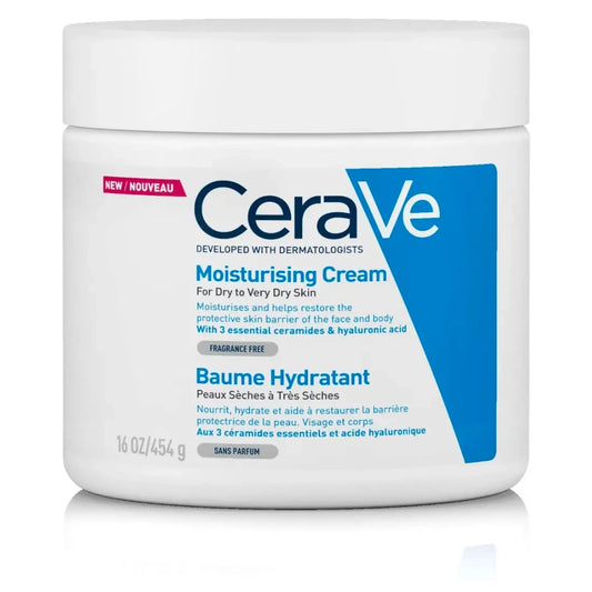 CERAVE Moisturising Cream 454 g kuivalle ja erittäin kuivalle iholle