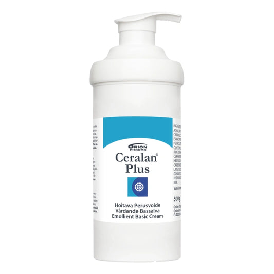 CERALAN Plus perusvoide 500 g sisältää monipuolisesti ihon omia suojaavia rasvoja