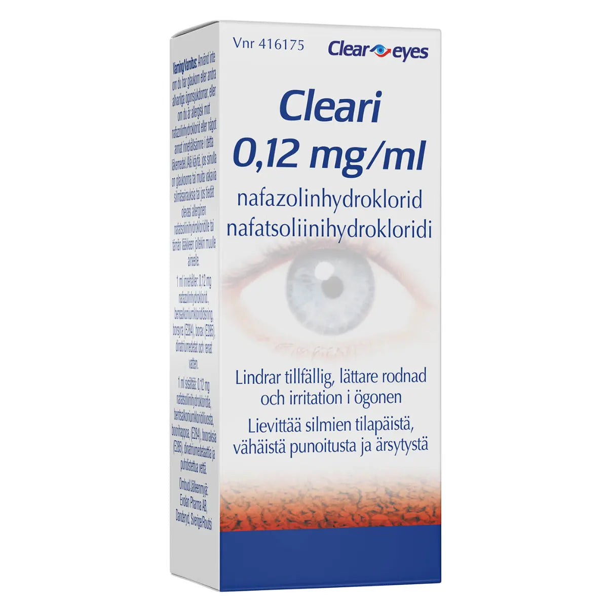 CLEARI silmätipat lievittää silmien punoitusta ja ärsytystä
