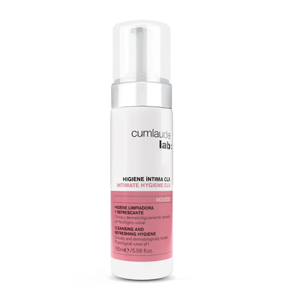 CumLaude Lab Intimate Hygiene CLX Mousse 165 ml – Hellävarainen ja suojaava intiimipesuvaahto
