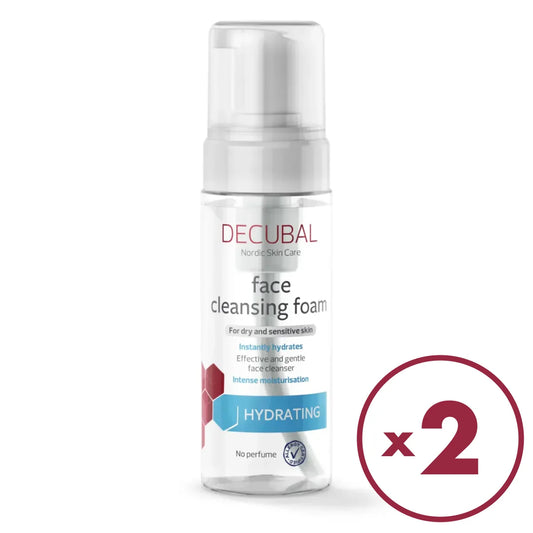 Decubal Face Wash puhdistusvaahto 2x150 ml – osta enemmän kerralla edullisemmin