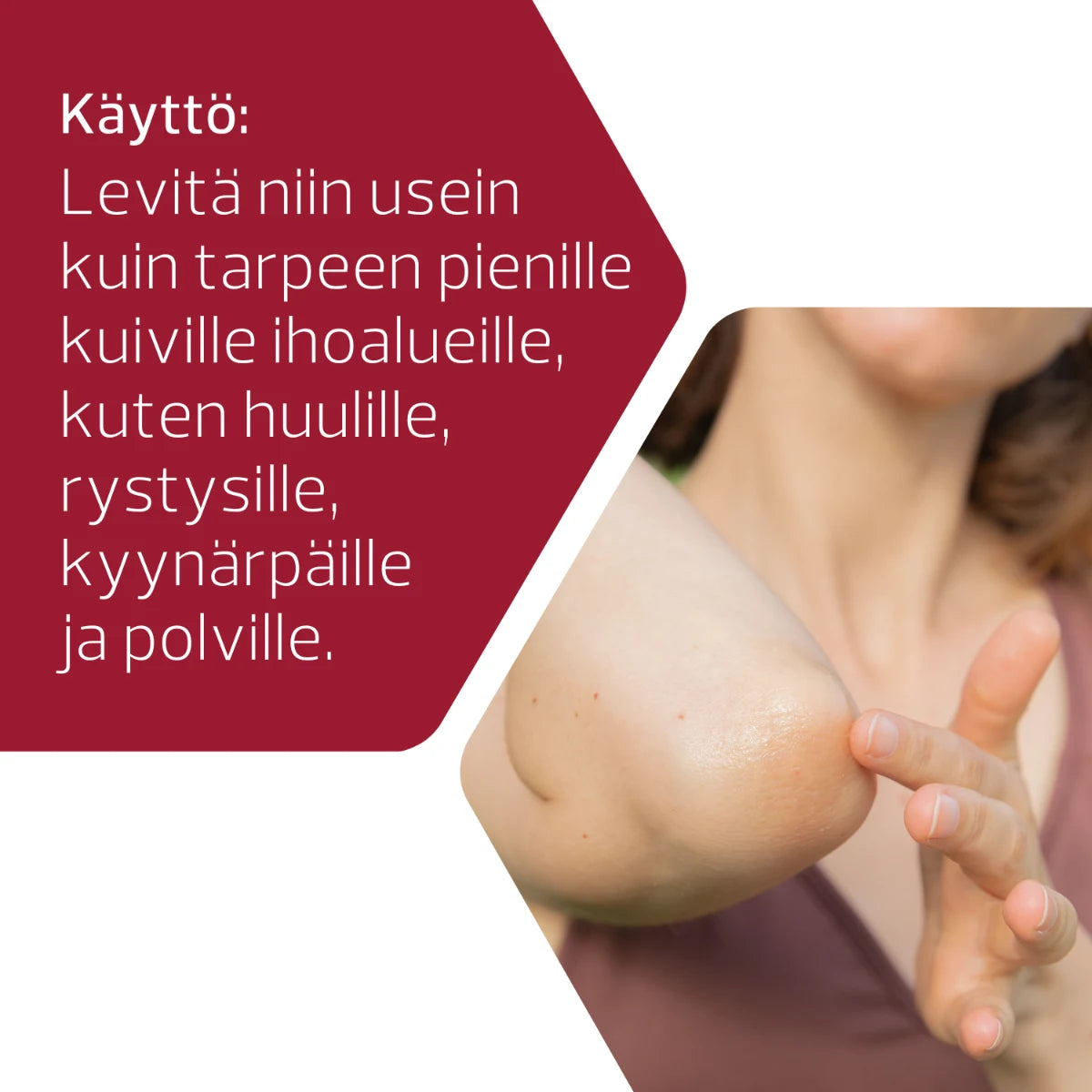 DECUBAL Lips & Dry Spots Balm myös kuiville ihoalueille