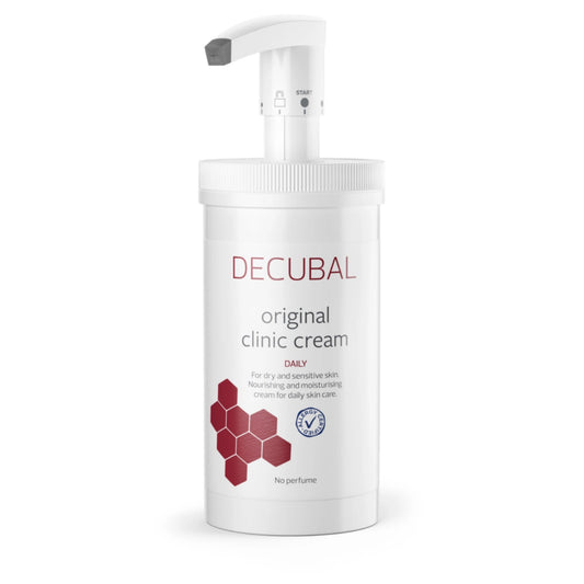 DECUBAL Original Clinic Cream emulsiovoide pumppupullo 475 g hajusteeton herkän ihon voide