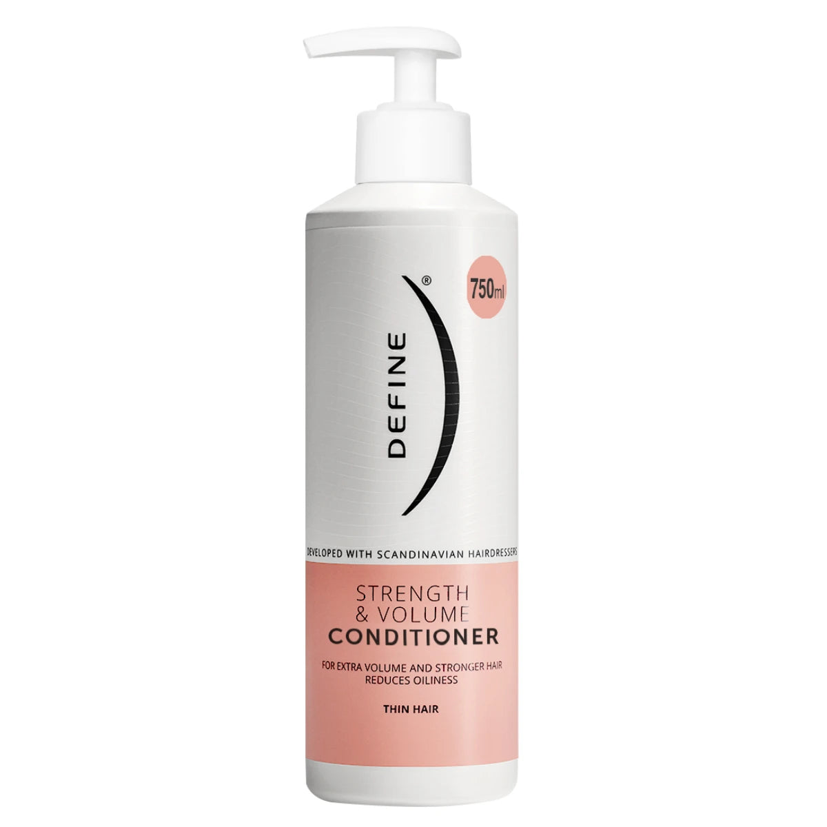 Define Strength & Volume Hoitoaine hennoille hiuksille 750 ml