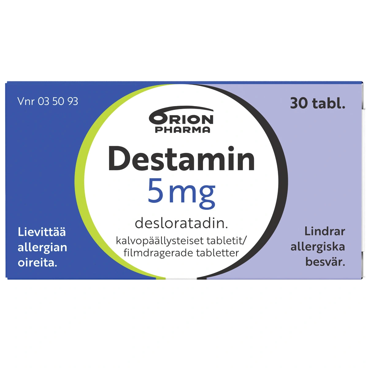 DESTAMIN 5 mg tabletti, kalvopäällysteinen 30 tabl