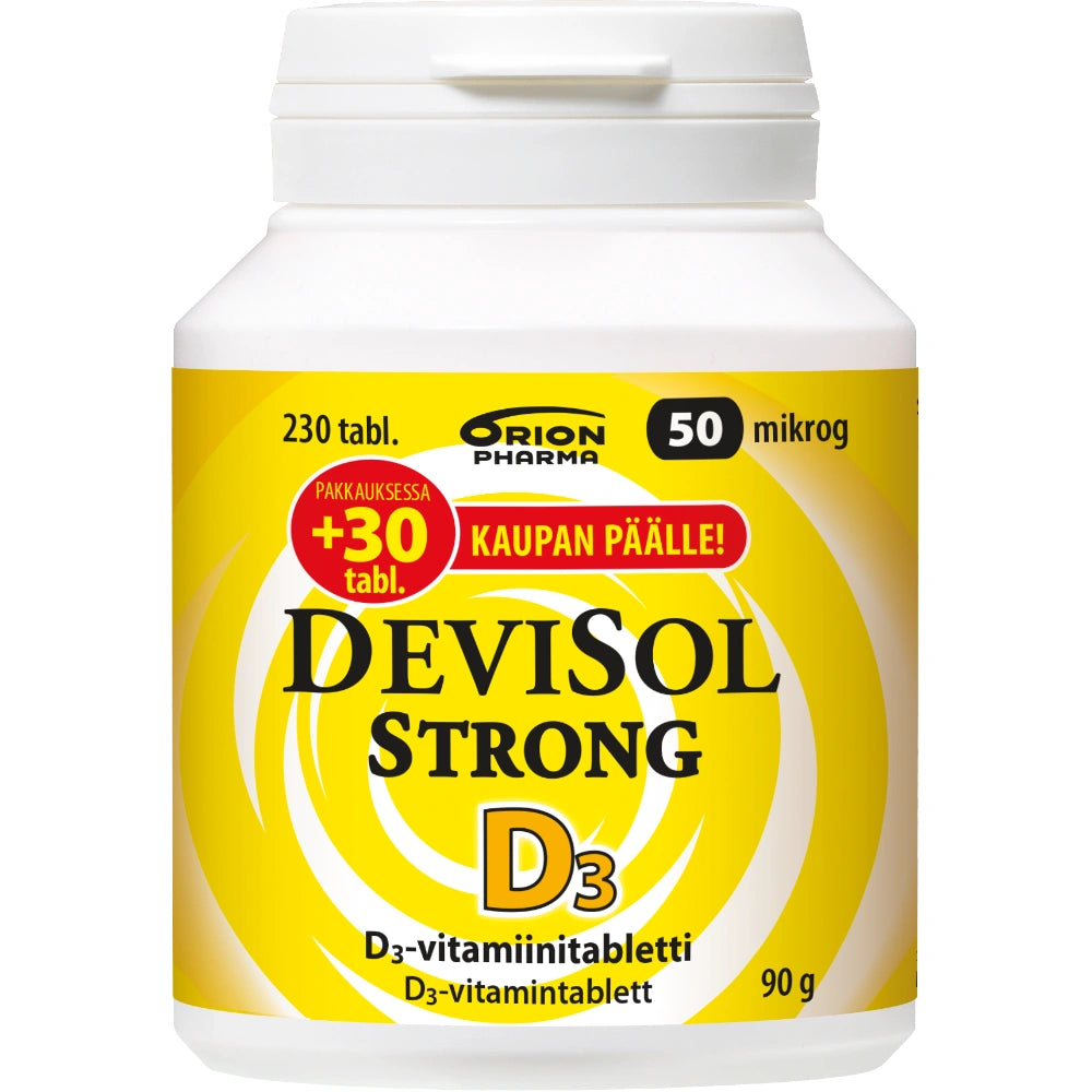 DEVISOL Strong 50 mikrog kampanjapakkaus 230 tablettia