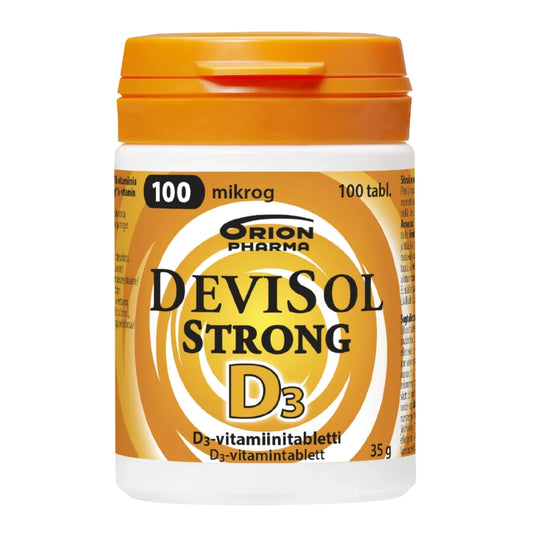 DEVISOL Strong 100 mikrog imeskelytabletti 100 kpl luonnollisen sitruksen makuinen