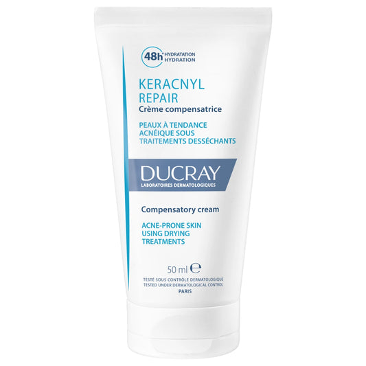 DUCRAY Keracnyl Repair Cream aknen lääkinnälliseen hoidon kuivattamalle iholle 50 ml
