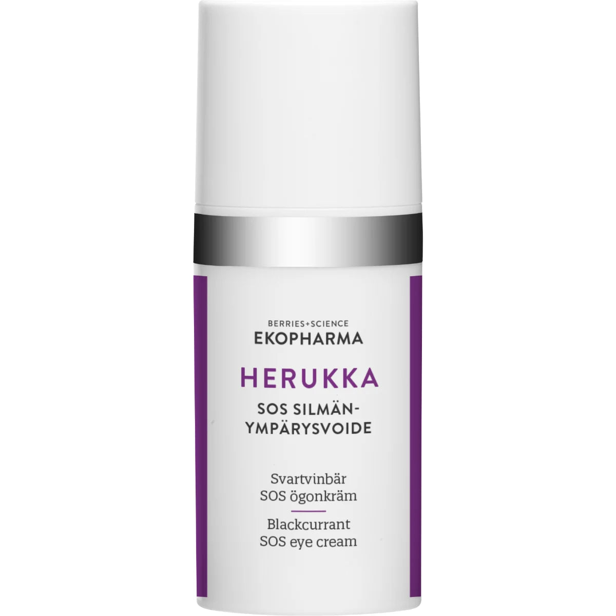 Ekopharma Herukka SOS Silmänympärysvoide 15 ml – Hajusteeton silmänympärysvoide herkälle iholle