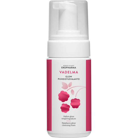 EKOPHARMA Vadelma Glow Puhdistusvaahto 100 ml