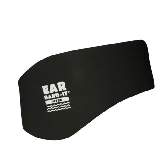 EAR Band-it ultra black, koko L korvasuojapanta suojaamaan vedeltä 1 kpl