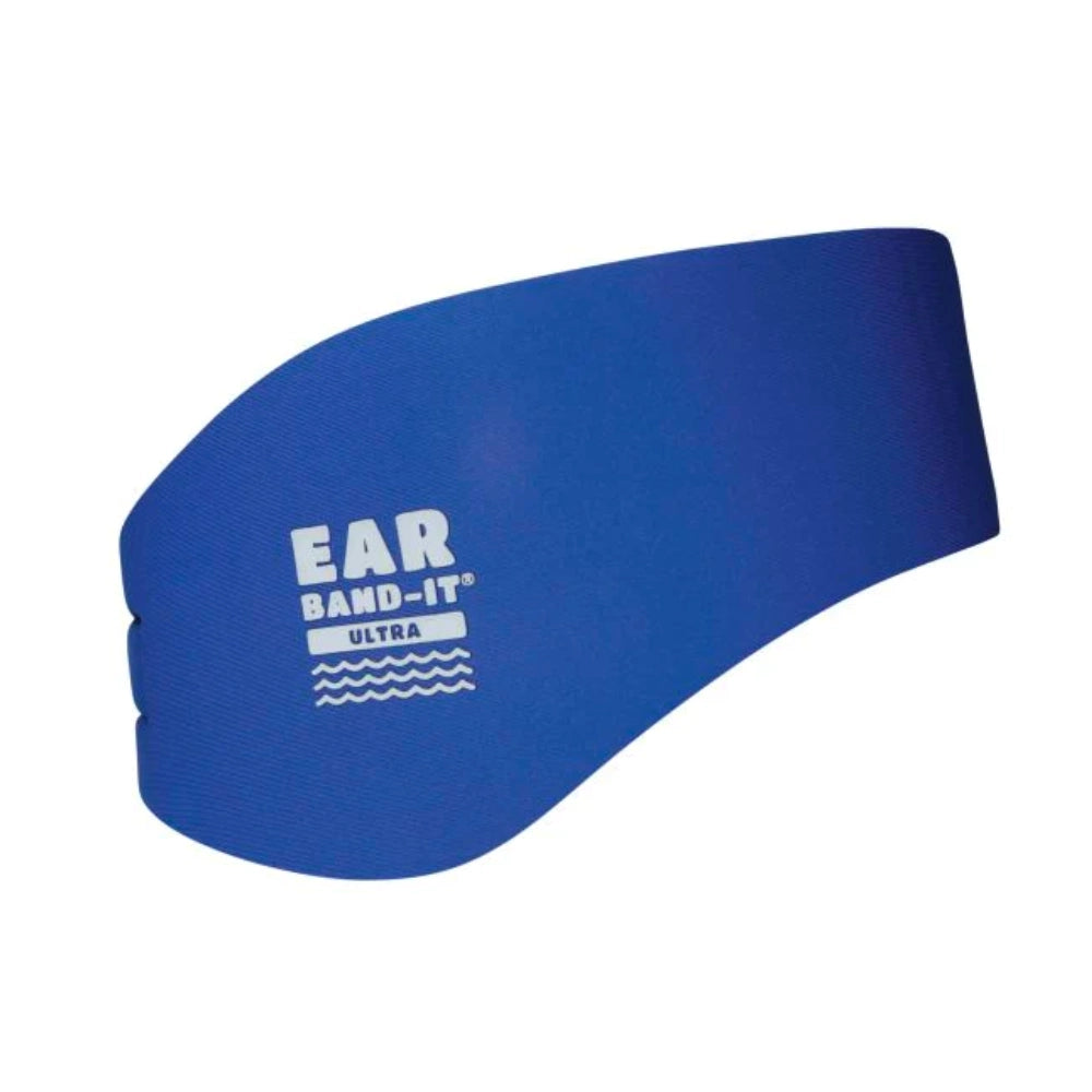 EAR Band-it ultra true blue, koko M korvasuojapanta suojaamaan vedeltä 1 kpl