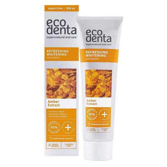 Ecodenta Amber Whitening Toothpaste Valkaiseva hammastahna 100 ml