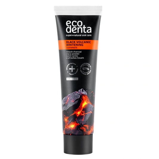 Ecodenta Black Volcanic Whitening Toothpaste Valkaiseva Hammastahna 100 ml