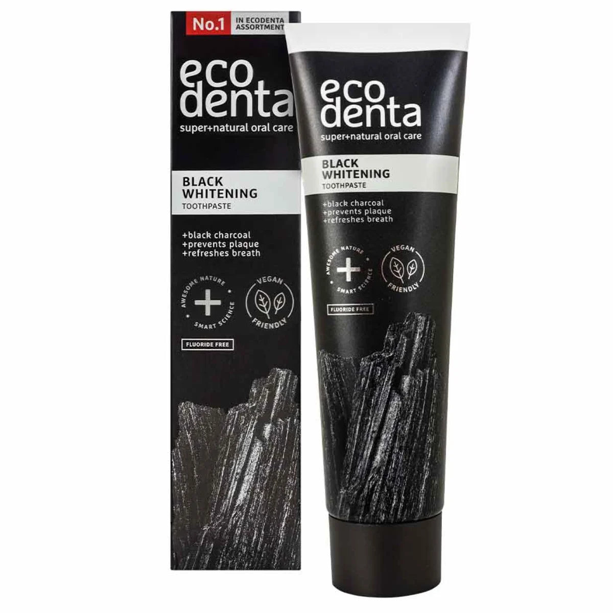Ecodenta Black Whitening Hammastahna 100 ml