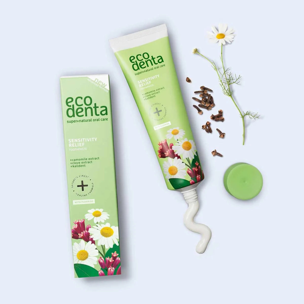 Ecodenta Sensitivity Relief fluorihammastahna herkille hampaille