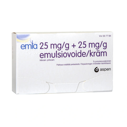 EMLA 25 mg/g/25 mg/g emulsiovoide 5 g