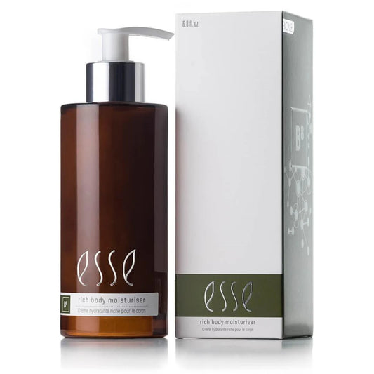 Esse Rich Body Moisturiser 200 ml – Ravitseva ja kiinteyttävä vartalovoide kuivalle iholle