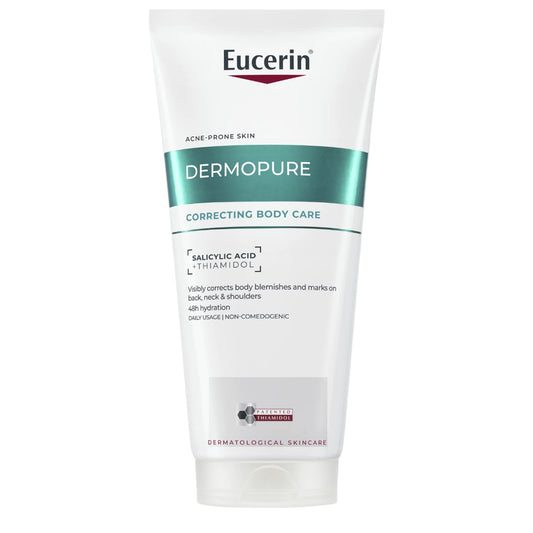 Eucerin DermoPure Correcting Body Care 200 ml – epäpuhtauksia vähentävä vartalovoide