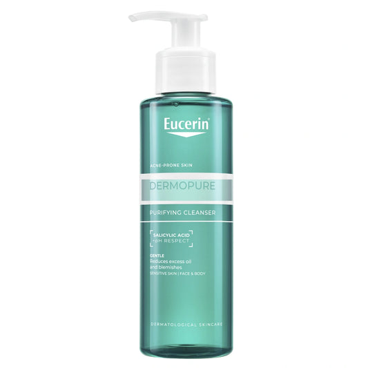 Eucerin DermoPure Purifying Cleanser 200 ml – puhdistusgeeli epäpuhtaalle iholle