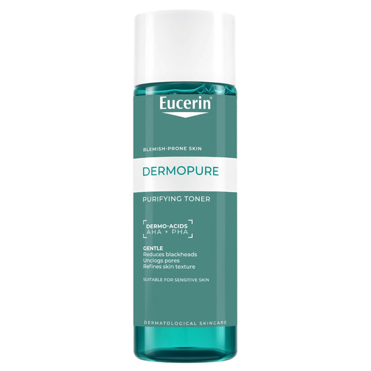 Eucerin DermoPure Purifying Toner 200 ml – kuoriva kasvovesi epäpuhtaalle iholle