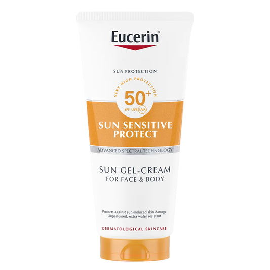 EUCERIN Sun Face & Body Allergy Protect SPF50+ aurinkovoide 150 ml erityisesti aurinkoallergiselle iholle