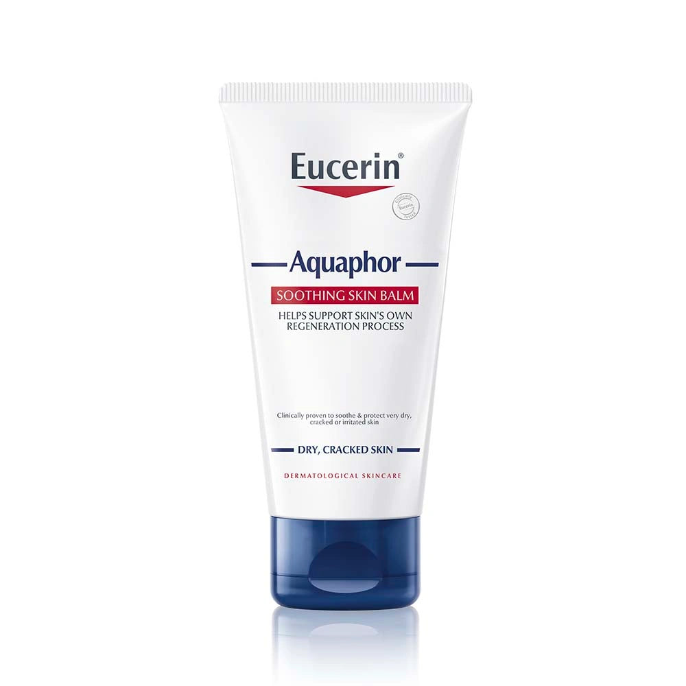 EUCERIN Aquaphor Soothing Skin Balm voide 45 ml Vedetön voide, joka korjaa, suojaa ja rauhoittaa kuivaa ja erittäin kuivaa, halkeilevaa ja ärtynyttä ihoa. 